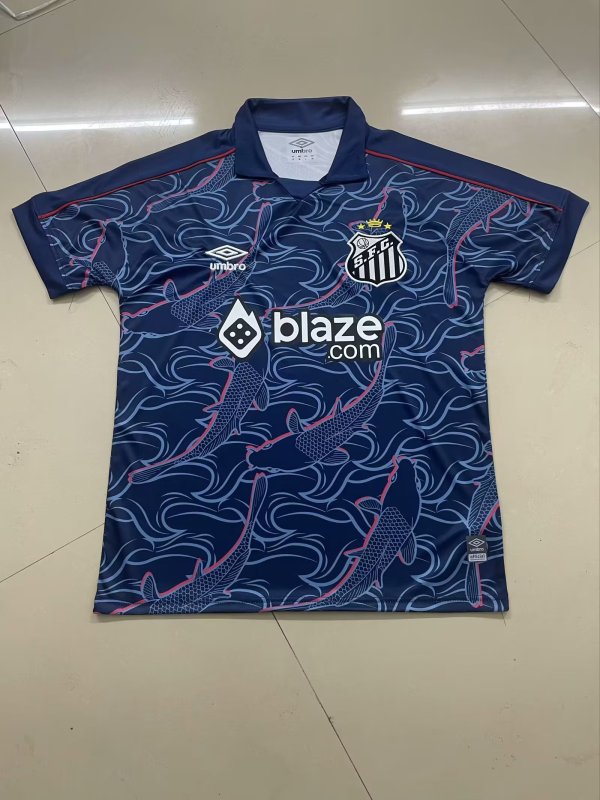 Santos Third Away fans 1:1 Quality Soccer Jersey   23-24
