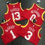 Houston Rockets Retro Red #0 WESTBROOK 1:1 Quality NBA  Season Jerseys