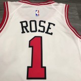 Chicago Bulls White #1 ROSE  1:1 Quality NBA  Season Jerseys