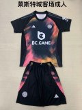 Leicester City away kids  1:1 Quality Soccer Jersey  24-25