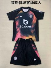Leicester City away kids  1:1 Quality Soccer Jersey  24-25