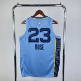 Memphis Grizzlies  Jordan Blue #23 ROSE  1:1 Quality NBA Jerseys 2023