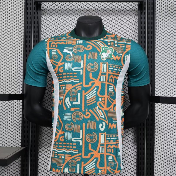 Ivory Coast Training clothes player 1:1 Quality Soccer Jersey   24-25