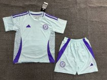 Scotland  away  kids  1:1 Quality Soccer Jersey   24 -25