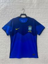 retro Brazil away blue 1:1 Quality Soccer Jersey  2021
