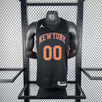 New York Knicks Black #00 CLARKSON NBA Jerseys  25-26