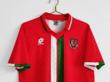 Retro Welsh home 1:1 Quality Soccer Jersey  1996-1998