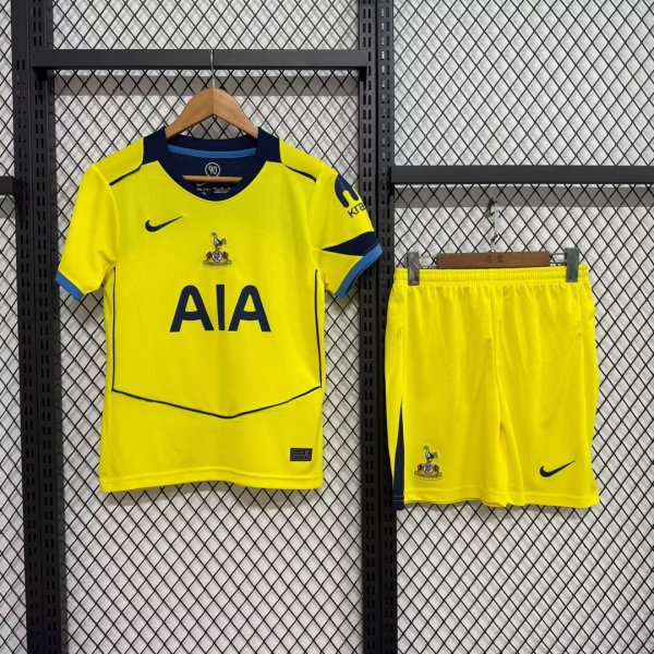 Tottenham Third Away Kids  1:1 Quality Soccer Jersey   25-26