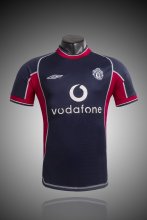 Retro Manchester United Away  1:1 Quality Soccer Jersey  2000-2001