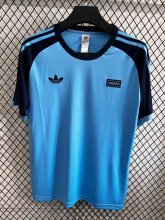 Adidas  T-shirt  Blue Fans 1:1 Quality Soccer Jersey  25-26