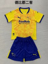 Derby County third away  kids  1:1 Quality Soccer Jersey   24-25