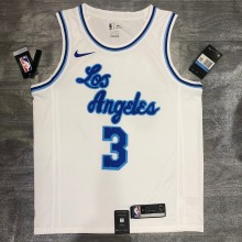 Los Angeles Lakers White Latin Night #3 DAVIS round neck  NBA Jerseys