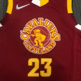Cleveland Cavaliers Red City Edition 23 James  NBA Jerseys 2023