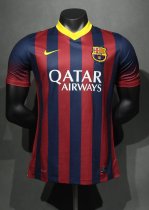 Retro Barcelona  player Home 1:1 Quality Soccer Jersey   2013-2014