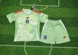 Italy away Kids 1:1 Quality Soccer Jersey  24-25