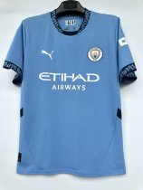 Manchester City home fans 1:1 Quality Soccer Jersey   24-25