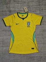 Brazil Home Women Fans 1:1 Quality Soccer Jersey  26-27 (2026)