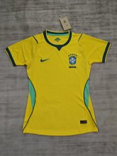 Brazil Home Women Fans 1:1 Quality Soccer Jersey  26-27 (2026)