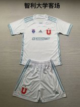 Universidad De Chile away Kids 1:1 Quality Soccer Jersey  24-25
