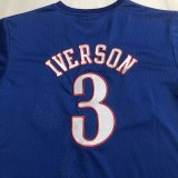 Philadelphia 76ers  Blue #3 IVERSON  1:1 Quality NBA Jerseys