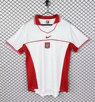 Retro poland Home Fans 1:1 Quality Soccer Jersey  1997