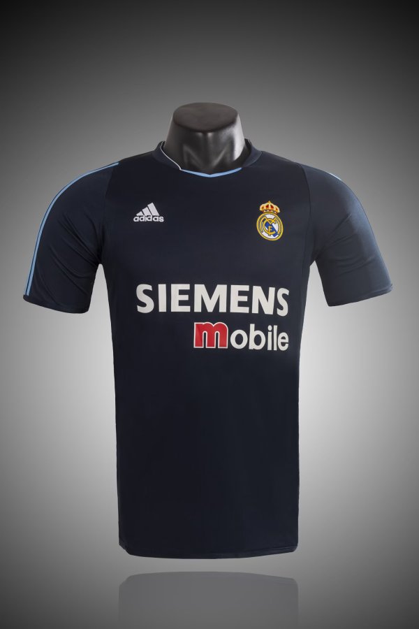 Retro Real Madrid away fans 1:1 Quality Soccer Jersey  2003-2004