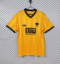Retro Wolves Home Fans  1:1 Quality Soccer Jersey  1986-1988
