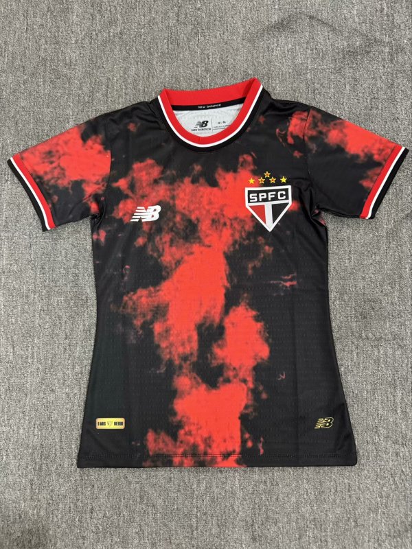 Sao Paulo third away women fans 1:1 Quality Soccer Jersey  24-25