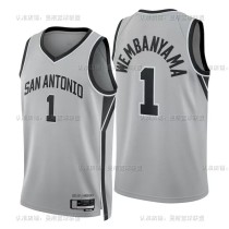 San Antonio Spurs City Edition #1 WEMBANYAMA  NBA Jerseys  2025-2026