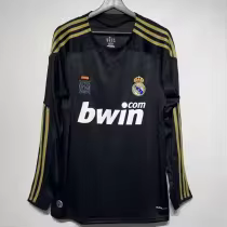Retro Real Madrid long Away 1:1 Quality Soccer Jersey    2009-2010