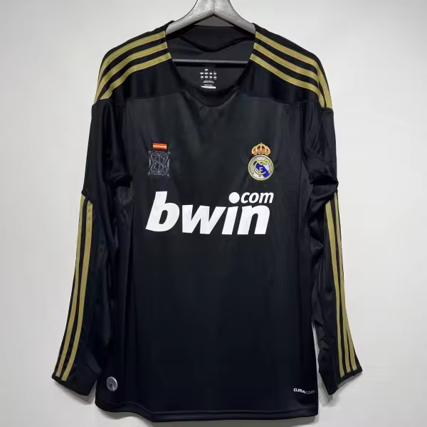 Retro Real Madrid long Away 1:1 Quality Soccer Jersey    2009-2010