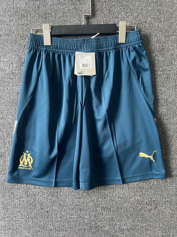 Marseille away shorts pants 1:1 Quality Soccer Jersey  24-25