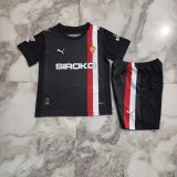Sporting Gijon Away Kids Fans  1:1 Quality Soccer Jersey   25-26
