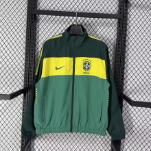 Brazil Windbreaker Green 1:1 Quality Soccer Jersey  26-27 （2026）