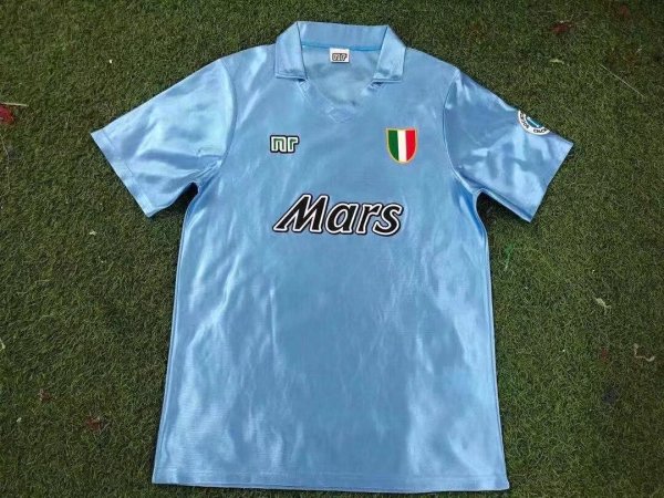 Retro Napoli  Home 1:1 Quality Soccer Jersey  1990-1991