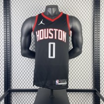 Houston Rockets Black #0 WESTBROOK 1:1 Quality NBA  Season Jerseys 2024