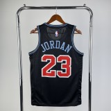 Retro Chicago Bulls  City Edition Black #23 JORDAN 1:1 Quality NBA  Season Jerseys 2019