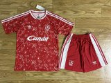Retro  Liverpool Home Kits Suit   1:1 1989-1991