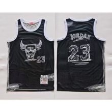 Chicago Bulls hand-drawn  sketch Black #23 JORDAN 1:1 Quality NBA  Season Jerseys 2026