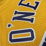 Retro Los Angeles Lakers Yellow #34 O'NEAL  1:1 Quality NBA Season Jerseys 1996-1997