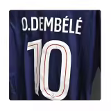 PSG Paris Home Super Cup +final Player  #10 O.DEMBELE #17 VITINHA 1:1 Quality Soccer Jersey  25-26