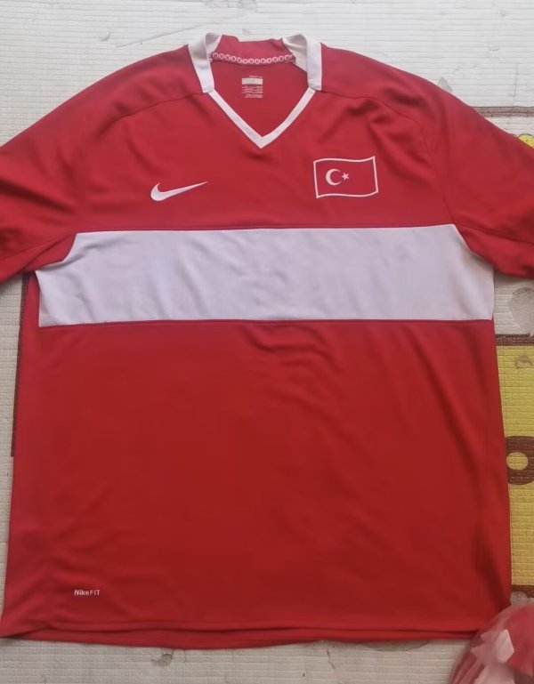 Retro turkey home Fans  1:1 Quality Soccer Jersey   2008