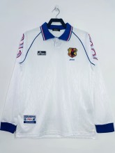 Retro Japan long Away fans 1:1 Quality Soccer Jersey  1998