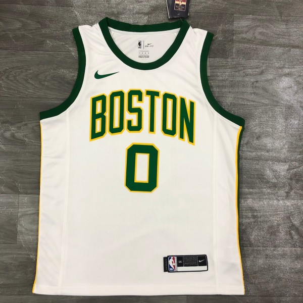 Retro Boston Celtics White #0 TATUN  1:1 Quality NBA Jerseys  2019
