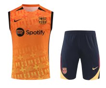 Barcelona Training clothing Vest set  1:1 Quality Soccer Jersey    24-25