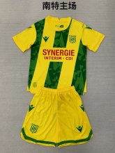 FC Nantes home  kids 1:1 Quality Soccer Jersey  24-25