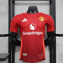 Manchester United  home Player 1:1 Quality Soccer Jersey  24-25