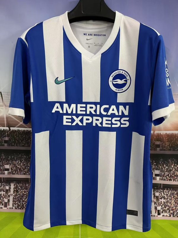 Brighton   Home  Fans  1:1 Quality Soccer Jersey  25-26