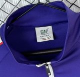 Retro Florence Jacket purple   1:1 Quality Soccer Jersey 1985-1986