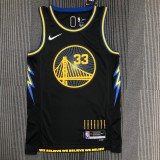 Golden State Warriors Black City Edition #33  WISEMAN 1:1 Quality NBA Season Jerseys  2022